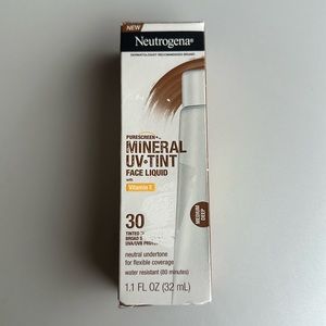 Neutrogena purescreen mineral ib tint face liquid medium deep